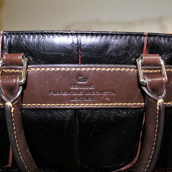 Dooney & Bourke "Janine" Satchel Dark Brown - Picture 4 of 14